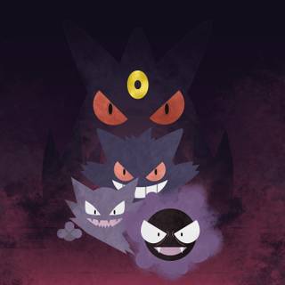 Gengar PC wallpaper