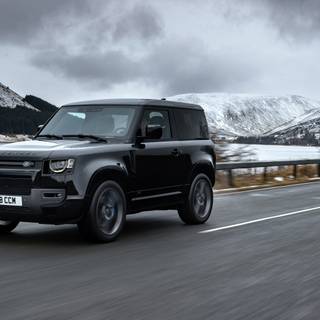 Defender black wallpaper