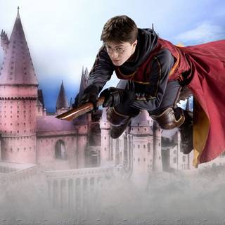 Harry Potter flying wallpaper