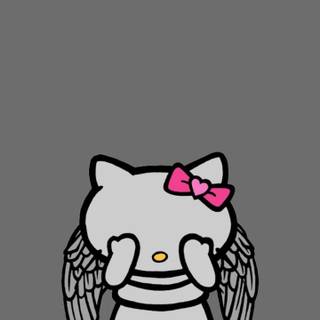 Hello Kitty sad wallpaper