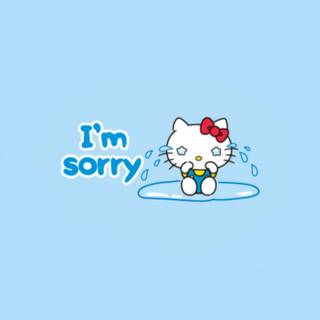 Hello Kitty sad wallpaper