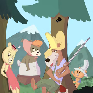 The Hillbilly Bears wallpaper