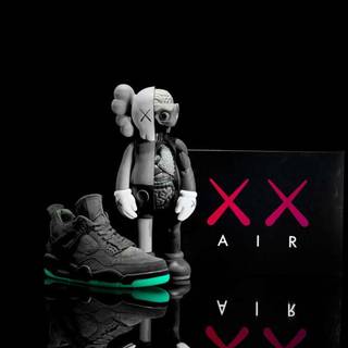 Jordan 4 KAWS wallpaper