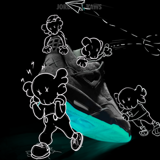 Jordan 4 KAWS wallpaper