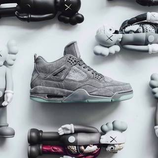 Jordan 4 KAWS wallpaper