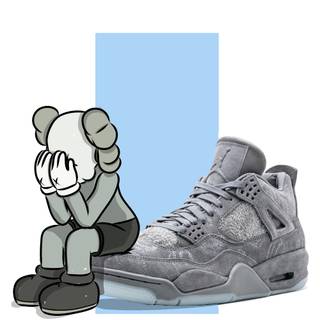Jordan 4 KAWS wallpaper