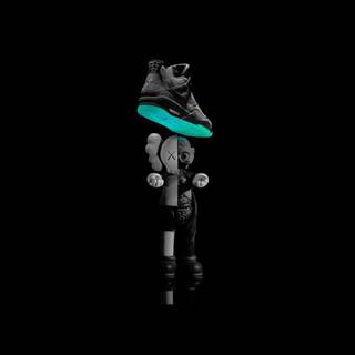 Jordan 4 KAWS wallpaper