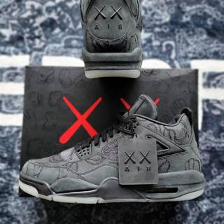 Jordan 4 KAWS wallpaper