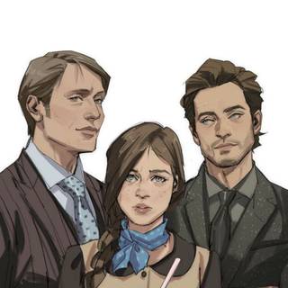 Hannibal and Will wallpaper