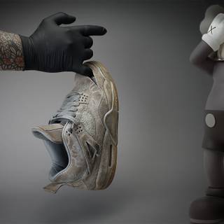 Jordan 4 KAWS wallpaper