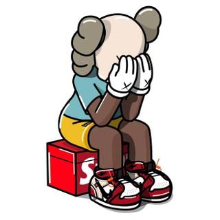 Jordan 4 KAWS wallpaper