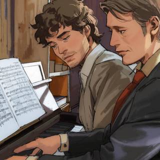 Hannibal and Will wallpaper