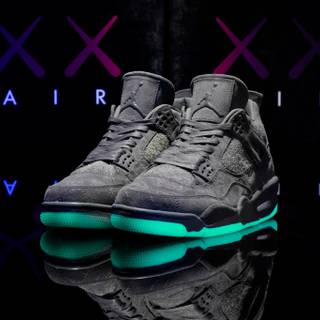 Jordan 4 KAWS wallpaper
