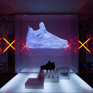 Jordan 4 KAWS wallpaper