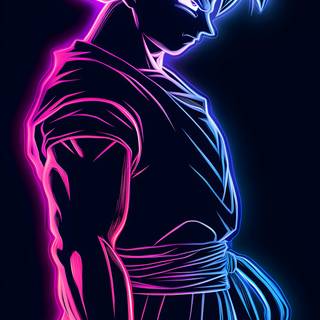 Cyberpunk Goku wallpaper