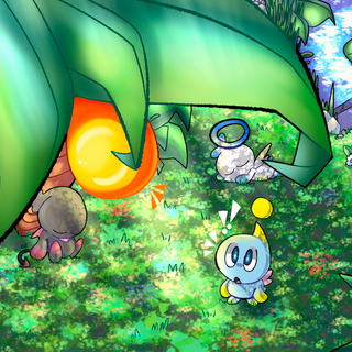 Chao Garden wallpaper