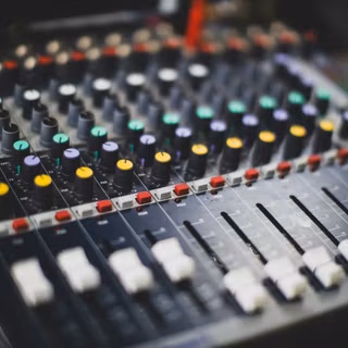 Mixing desk wallpaper