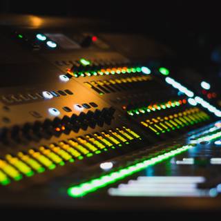 Mixing desk wallpaper
