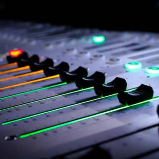 Mixing desk wallpaper