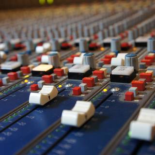 Mixing desk wallpaper