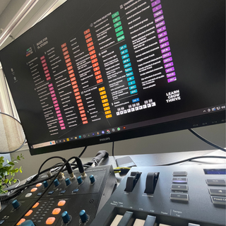 Mixing desk wallpaper
