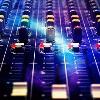 Mixing desk wallpaper
