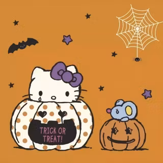 Hello Kitty iPad Halloween wallpaper
