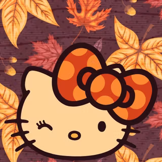 Kuromi autumn wallpaper