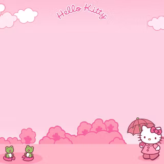 Autumn Sanrio desktop wallpaper