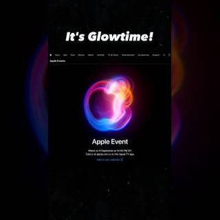Apple It's Glowtime wallpaper