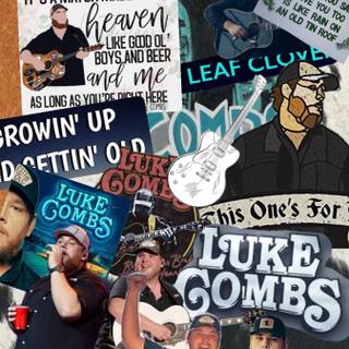 Luke Combs lyrics wallpaper