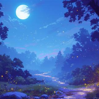 Moonlight Glow wallpaper