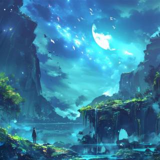 Moonlight Glow wallpaper