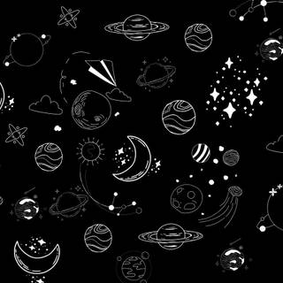 Computer Y2k black wallpaper