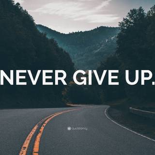 Never Give Up wallpaper