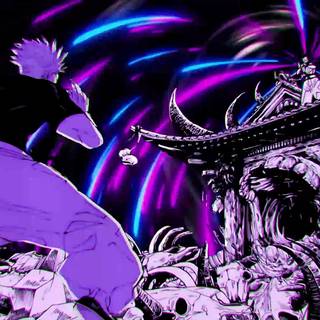 JJK Sukuna vs Gojo wallpaper