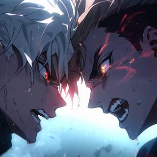 JJK Sukuna vs Gojo wallpaper