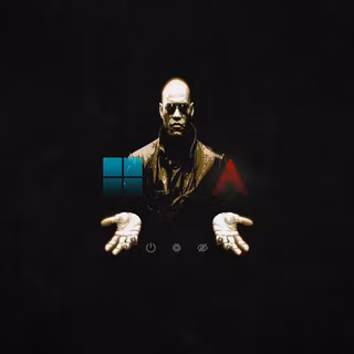 Red pill blue pill wallpaper