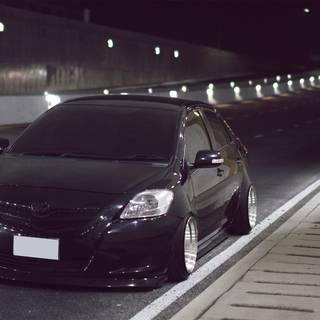 Toyota Belta modified wallpaper