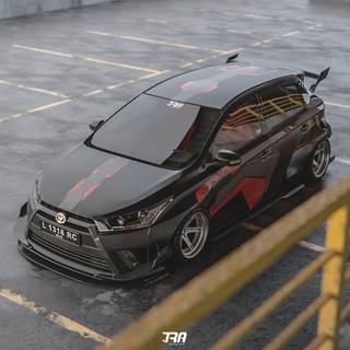 Toyota Belta modified wallpaper