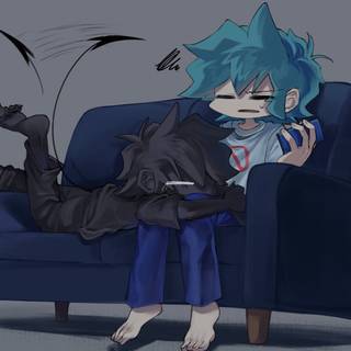 Soul BF FNF wallpaper