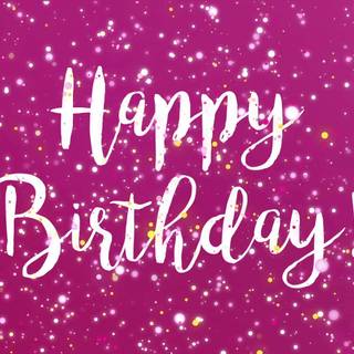 Happy birthday pink wallpaper