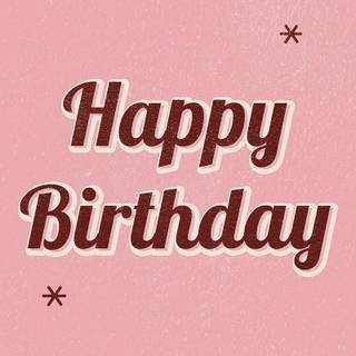 Happy birthday pink wallpaper