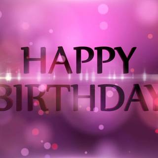 Happy birthday pink wallpaper
