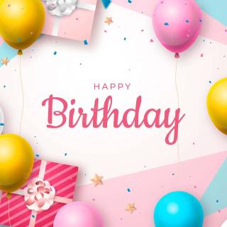 Happy birthday pink wallpaper