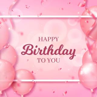 Happy birthday pink wallpaper