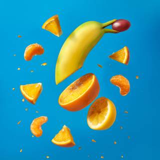 Banana dolphin wallpaper