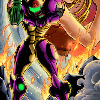 Metroid Zero Mission wallpaper