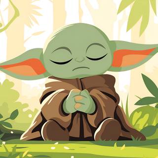 Baby Yoda PC wallpaper