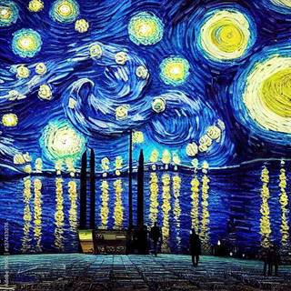 Van Gogh art wallpaper